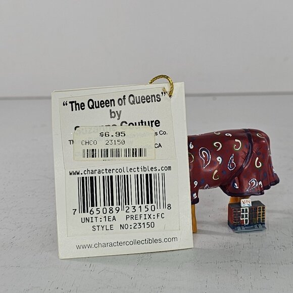 Cow Parade Mini Moo The Queen Of Queens Figurine #23150 - Picture 3 of 8